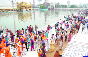 A recent file photograph of Harmandar Sahib