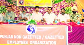Punjab Non-Gazetted and Gazetted Officers Organisation holds a conference in Amritsar on Sunday