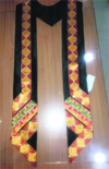 The Phulkari scarf that will be used by the PTU. Tribune photo