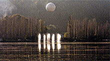Tourists enjoy a balloon ride on the banks of the Dal Lake in Srinagar on Tuesday