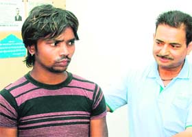 Badal, alias Jiwan Lal, in police custody in Amritsar