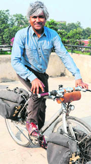 Dr Unni Karunakara in Chandigarh on Wednesday. 