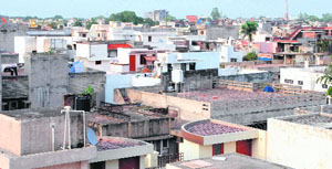 An illegal colony in Amritsar. 