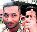 Honey Singh in Chandigarh on Friday