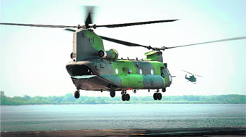 Chinook helicopter is now part of the Indian fleet.