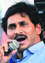 YS Jagan Mohan Reddy in Hyderabad on Saturday. PTI
