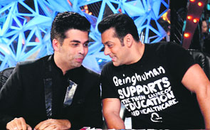 Koffee time: Karan Johar and Salman Khan