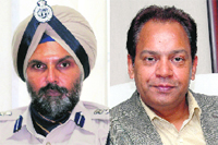Naunihal Singh, SSP, UTRP Upadhyaya, IGP, U