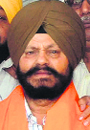 Hardeep Bhanwra outside a Mohali court on Wednesday. Tribune photo