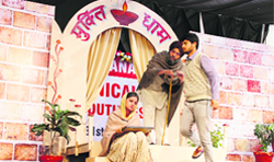 Students stage a one-act play on the last day of the PTU Inter-Zonal Youth Festival at the GGNIMT in Ludhiana on Thursday. Tribune photo