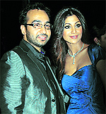 Raj Kundra and Shilpa Shetty