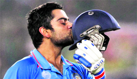 Virat Kohli has already scored 17 ODIs hundreds, the fastest to notch up so many.