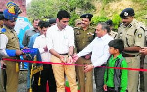 Deputy Commissioner, Reasi, Dr Shahid Iqbal Choudhary inaugurates an Amul exclusive outlet in Reasi on Friday