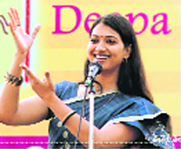 Deepa Kiran at a show