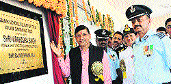 MLA Rajender Rana inaugurates a swimming pool