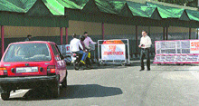 the road to the secretariat closed for commuters due to security reasons