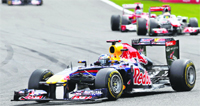 Sebastian Vettel is in bull run  file photo