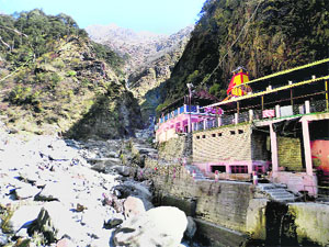 A file photo of the Yamunotri temple