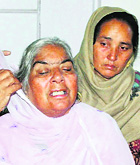 Wailing relatives of the deceased in Amritsar on Sunday. 