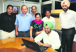 Web portal of the office of the District Defence Services Welfare will prove handy for ex-servicemen. A Tribune photograph