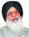 Punjab Chief Minister Parkash Singh Badal