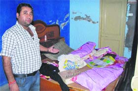The owner of the house in New Geeta Colony, Jalandhar, that was burgled on Tuesday night