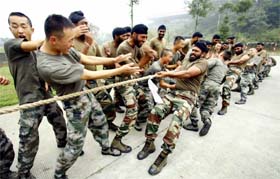 Border tug-of-war: India-China troops take part in joint military exercises in Chinas Sichuan province on Wednesday