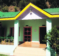 The forest rest house at Garolla in Chamba.