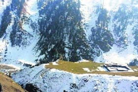 Pir Panjal got the seasons first snowfall on Thursday