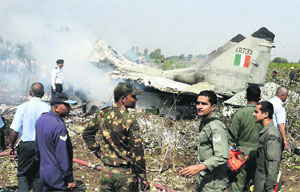 An IAF pilot escaped unhurt after a MiG-29 aircraft crashed near Jamnagar in Gujarat on Friday. The fighter jet was on a routine sortie from the Jamnagar airbase. A court of inquiry has been ordered