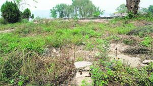 The site where Pincassia resort stood once 