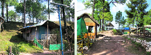 Realtors are preferring to set up camping sites than going in for massive residential and commercial projects Photos by the writer