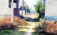 An illegal colony in Amritsar