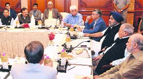 Deputy CM Sukhbir Singh Badal at a meeting of Punjab Investment Advisory Council in Delhi on Saturday