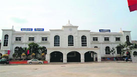 A view of the Vijayawada railway station