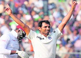 Mohammed Shami works up a decent pace of 140 kmph and has the ability to reverse swing the ball