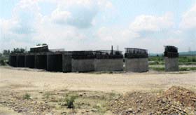 A bridge under construction on the Mehatpur-Amb express highway
