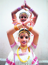 Children present an item at a function organised by the Ludhiana Malayalee Association at Nehru Sidhant Kendra in Ludhiana.