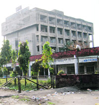 The abandoned Amritsar International Hotel situated near the Golden Temple.