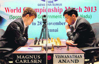 2013 World Chess Championship: Anand-Carlsen's third game, bridge