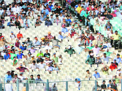 Despite the hype built around the Test, there were surprisingly large number of vacant seats at the Eden Gardens on all three days