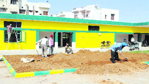 The City Bus Terminal at the Mall Mandi area is undergoing a total revamp ahead of the start of first-ever public transport system in Amritsar. 