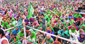 Supporters thronged the INLD rallies early this month.