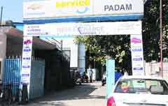 An outlet of Padam Motors in Industrial Area, Phase 1, Chandigarh. A Tribune photograph