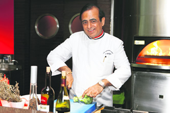 Devender Kumar of Le Meridien who writes simple do-it-yourself cookbooks