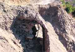 A road in Sadab village in the Thatyur divison of Jaunpur development region in a state of dilapidation. A Tribune Photograph