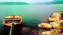 A view of the Pong Dam lake
