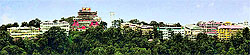 An aerial view of HPUniversity in Shimla