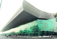 A view of the Sri Guru Ram Dass International Airport in Amritsar. A Tribune photograph