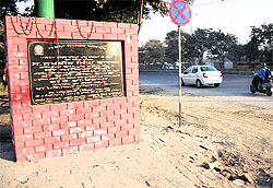 Despite Deputy Chief Minister Sukhbir Badal having laid the stones for different development works on Jalandhar roads, the local administration is yet to initiate the job